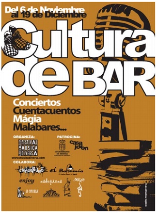 Cartel anunciador de Cultura de Bar