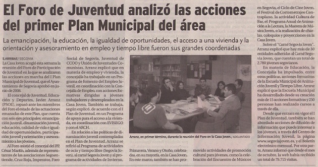 El Foro de Juventud analizó las acciones del primer Plan Municipal del área