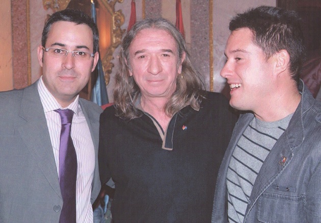 Rosendo Mercado junto al concejal Javier Arranz
