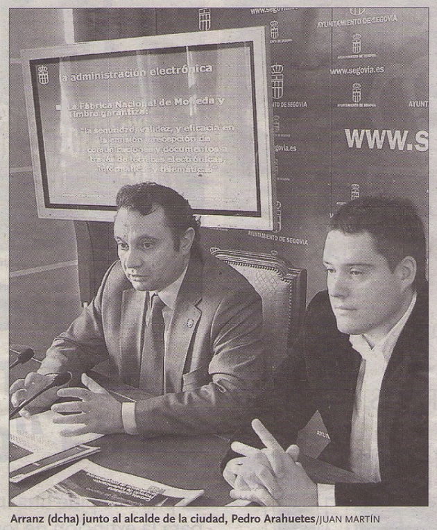 Pedro Arahuetes y Javier Arranz