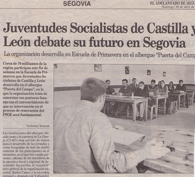 Juventudes Socialistas de Castilla y León debate su futuro en Segovia
