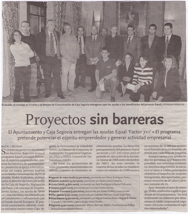 Proyectos sin barreras