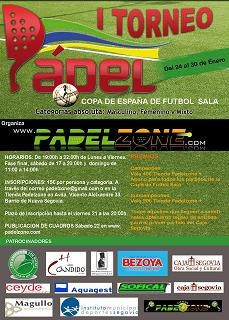 Torneo de pádel para la Copa de España de Fútbol Sala