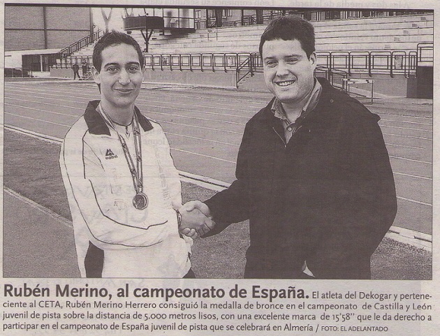 Rubén Merino, al campeonato de España