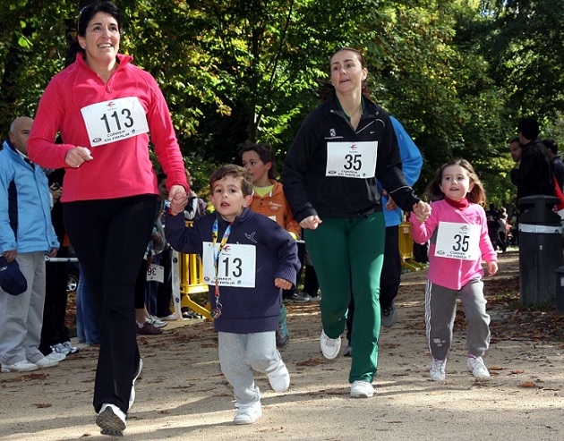 Correr en familia reunió a casi 200 parejas  