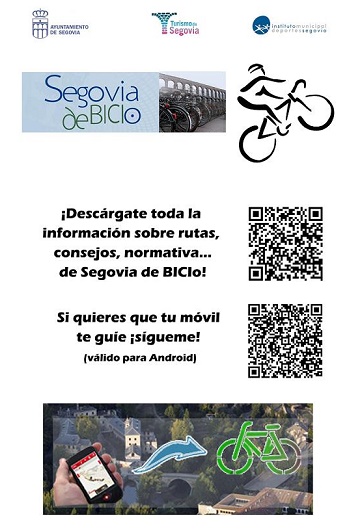 Cartel del programa Segovia de BiciO